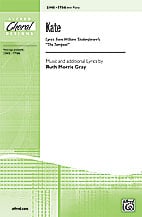 Kate TTBB choral sheet music cover Thumbnail